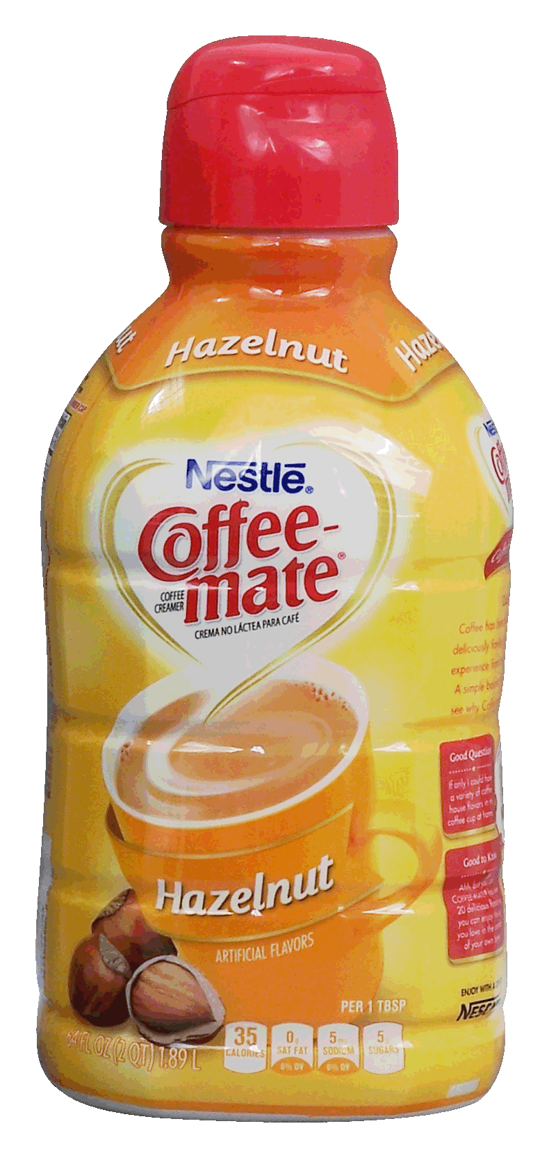 Nestle Coffee-mate hazelnut liquid coffee creamer Full-Size Picture